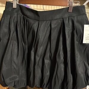 A New Day Elegant Black A-Line Skirt